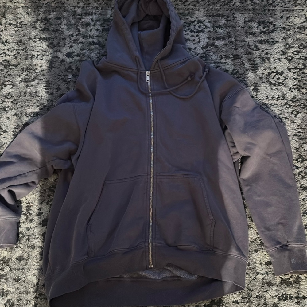 Brandy Melville zip up Christy hoodie